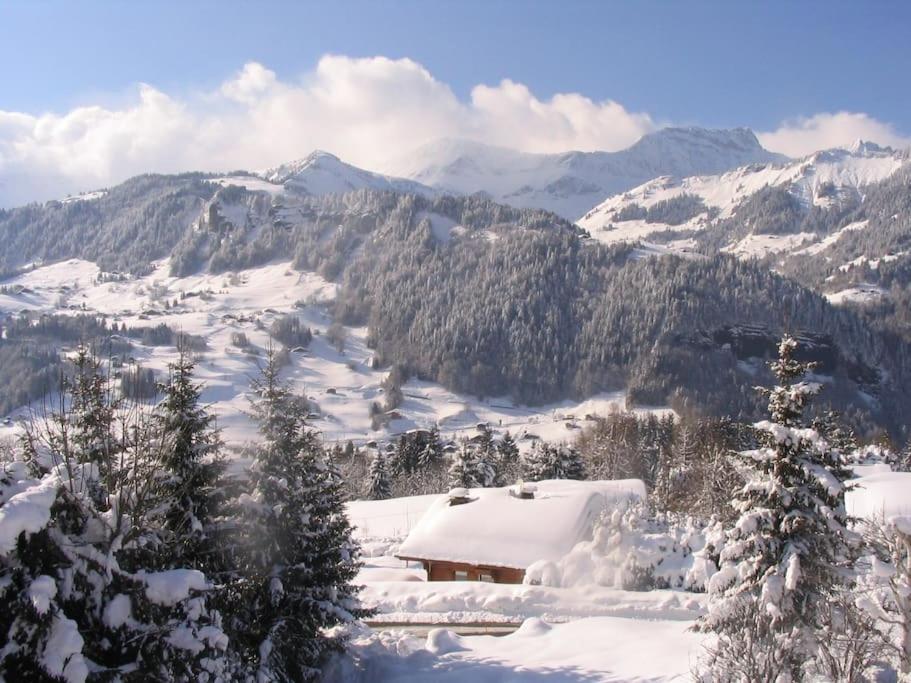 Chalet La Licorne 1 - Pied Des Pistes นอเทรอ-ดาม-เด-เบลล์คอมบ์ ภายนอก รูปภาพ