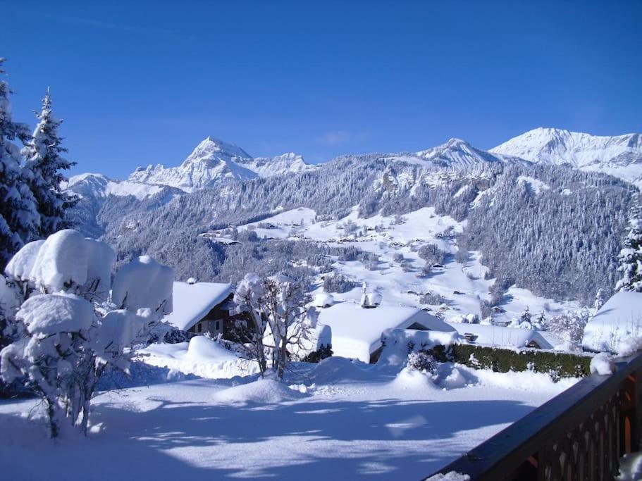 Chalet La Licorne 1 - Pied Des Pistes นอเทรอ-ดาม-เด-เบลล์คอมบ์ ภายนอก รูปภาพ